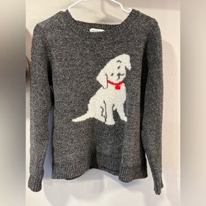 Anthropologie Cupcakes and Cashmere Dog Graphic Sweater Puppy dog Knit women’s S